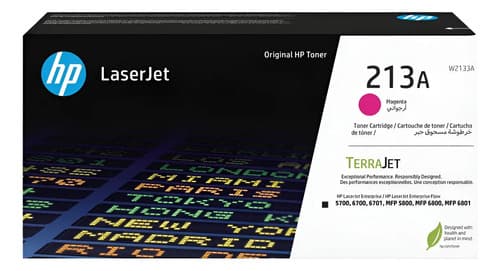 Tóner Hp 213a W2133a Magenta Rendimiento 3,000 Pág Magenta