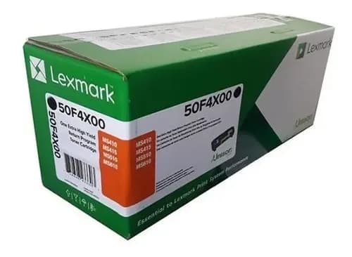 Tóner Lexmark 50f4x00 504x Ms410 Ms415 Ms510 Ms610 Negro