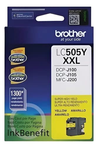 Cartucho Brother Lc 505 Lc-505 Lc505 Xxl Amarillo Original Sí