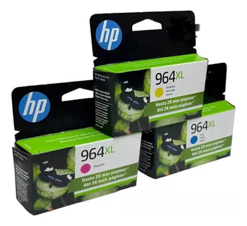 Kit 3 Cartuchos Tinta Para Hp 964xl Colores 9010 9018 9020