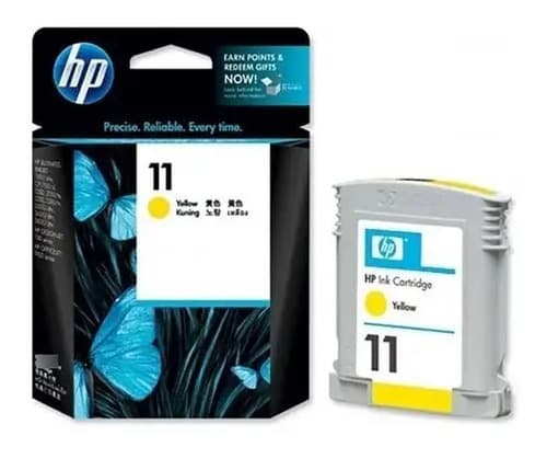 Hp C4838 Cartucho 11 Amarillo 10 20 50 70 100 120 En Blister