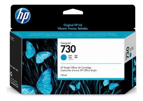 Cartucho De Tinta Cian Hp P2v62a De 130 Ml