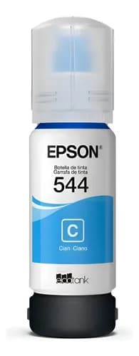 Tinta Epson 544 T544220 T544 L1110 L3110 L3150 L5190 Cian Cian