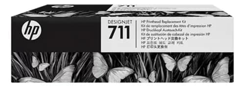 Kit Cabez Hp C1q10a 711 Para T120 T520 Cabezales + Cartuchos