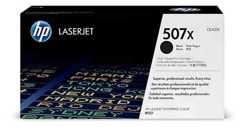 Toner Hp Ce400x 400x Ce400 507x 507 Negro M551 Original Negro