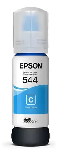 Tinta Epson 544 L3210 L3250 L3110 L3150 L5190 L5290 Original Cian