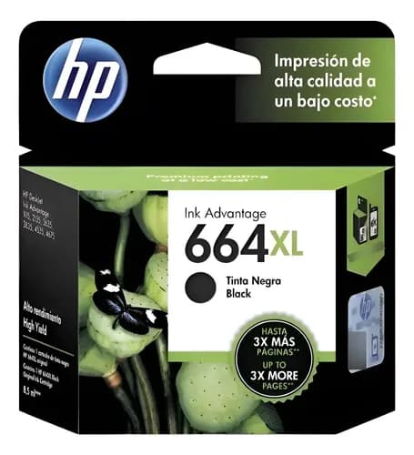Cartucho Hp 664xl Negro 2135 2675 3635 3775 3835 4535 4675