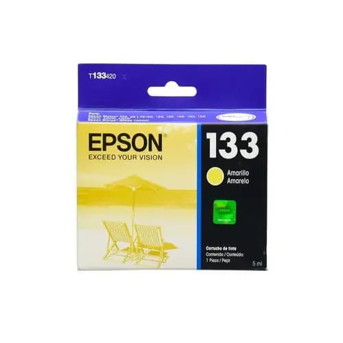 Cartucho De Tinta Epson 133 Amarillo T133420-al