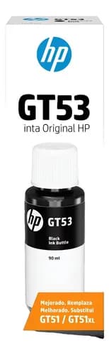 Tinta Hp Gt51 Gt 51 Gt52 Gt53 Negra Original M0h57al Gt5820 5820 315 410 415 Original Negro