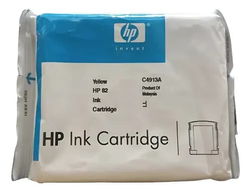 Cartucho Hp 82 Amarillo Ch568a 28 Ml Amarillo