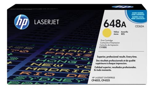 Tóner Hp 648a Amarillo Para Laserjet