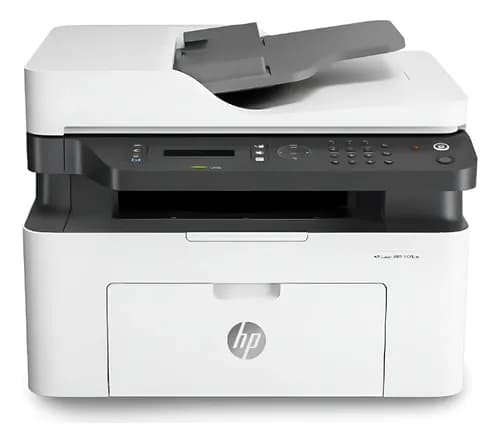 Impresora Multifuncional Hp 137fnw Laser Mfp Blanco Y Negro Blanco