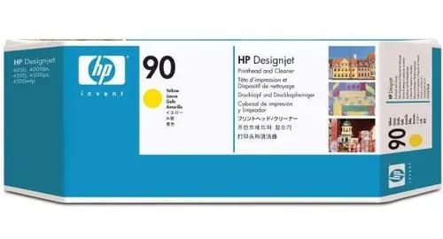 Cartucho Hp 90 Amarillo C5065a 4000 4500 400ml Vencido