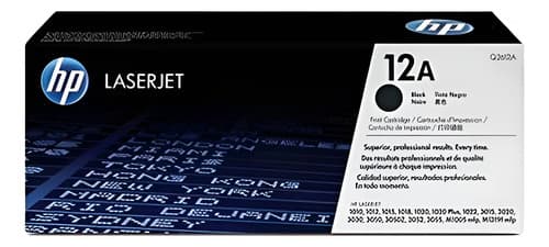 Toner Q2612a Hp 12a 1010 3030 3050 3050 3052 3055 1005 1319 Negro 1 Ml