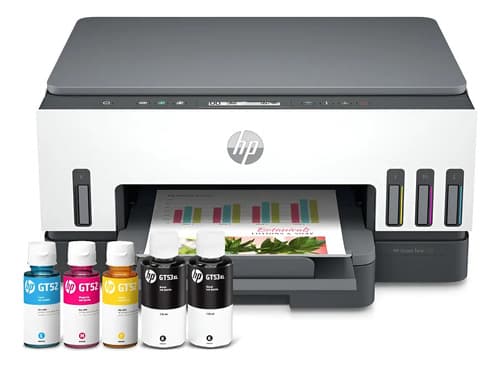 Impresora A Color Multifunción Hp Smart Tank 720 Con Wifi Bl Blanco