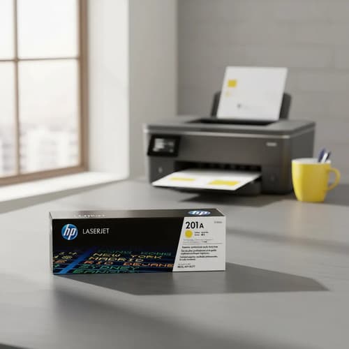 Toner Hp 201a Cf402a 402a M252dw M277dw 1400 Pag Amarillo Amarillo