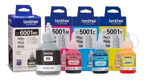 Brother Bt6001 Bt5001 4 Colores T300 T500 T700 T800 Original Cyan/magenta/amarillo/negro