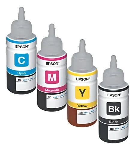 Botellas Tinta Epson L200 L210 L355 L555 Negro + 3 Colores Negro