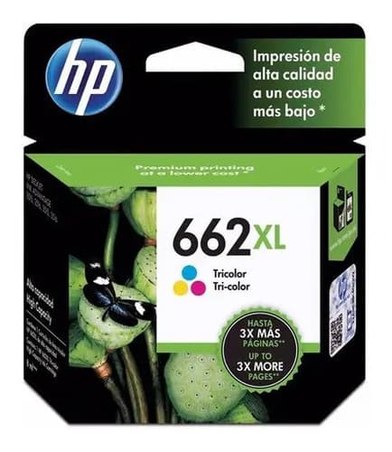 Cartucho Hp 662xl Tricolor Cz106al