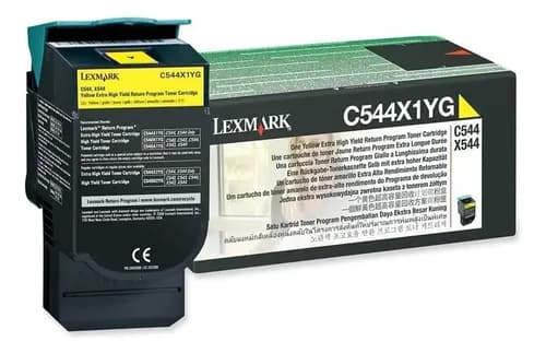 Toner Lexmark C544x1yg Amarillo Tónicos