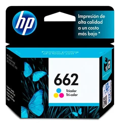 Cartucho De Tinta Hp 662 Tricolor Cz104al