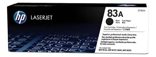 Tóner Hp 83a Negro Cf283a 83a Original M127 127 Negro