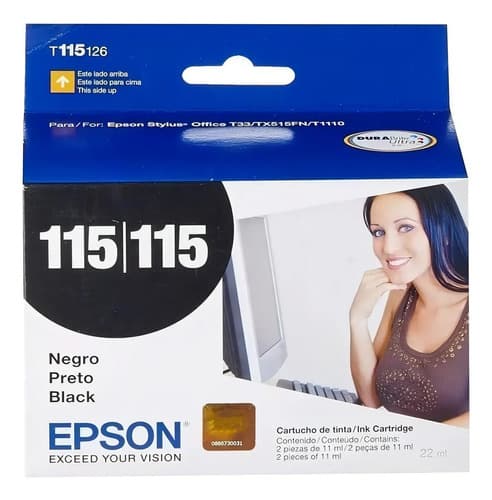 Cartucho Epson Stylus 115 Negro T115126-al