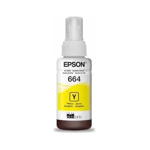 Botella Tinta Epson 664 T664420 Amarillo 70ml