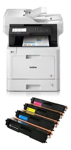 Impresora Multifuncion Brother Mfc 8900 + 4 Toner Tn419xl Blanco