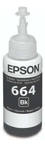 Tinta Epson T664 Negro Or. T664120 L475 L495 L220 L395 L365