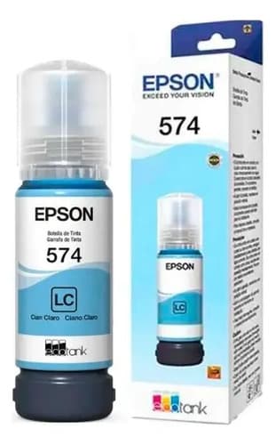 Botella Epson T574520-al Cian Claro Light Cyan