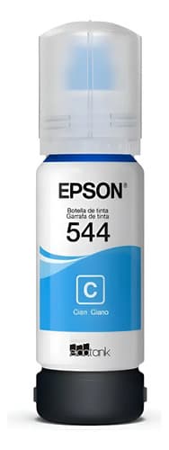 Tinta Epson 544 T544 L1110 L3110 L3150 L3210 L3250 Original Cian