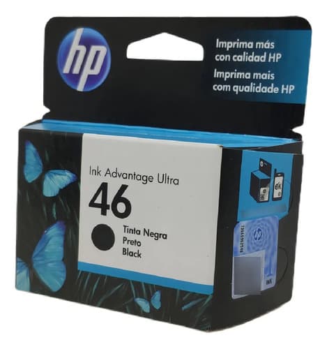 Cartucho De Tinta Negra Hp Cz637al 46 2529 4729 5738 5739