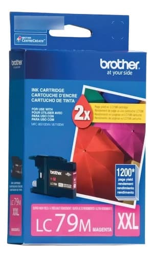 Cartucho De Tinta Brother Lc-79 Color Magenta De 20 Ml