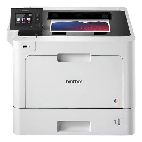 Impresora Simple Función A Color Brother Hl Hl-l8360cdw Con Blanco/negro