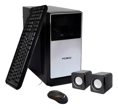 Pc De Escritorio Intel Core I5 8gb Ram 240gb Ssd Pcbox Con Teclado Y Mouse 8 Gb
