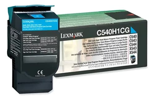 Toner Lexmark C540h1cg C540 C543 C546 X543 X544 X546 X548 Cyan
