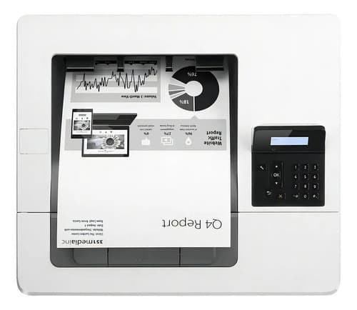 Impresora De Red/dúplex Hp Laserjet Mono M501dn, Color Blanco, 100 V - 127 V