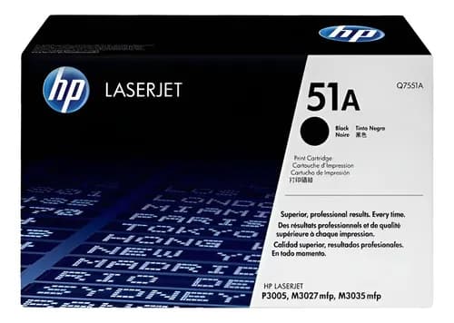 Toner Hp Q7551a Q7551 7551a 7551 51a P3005 M3027 M3035 Factu Negro