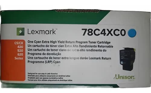 Toner 78c4xc0 Lexmark  Cs420 Cs520 Cs620 Cx420 Cx520 Cx620 Cian