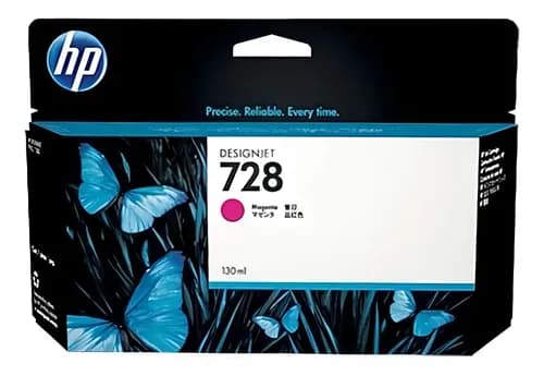 Cartucho De Tinta Hp 728 F9j66a Magenta 130ml