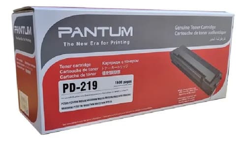 Toner Pantum Pd219 1600 Paginas P2509 M6559 Original Negro