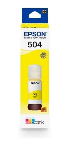 Botella Tinta Epson 504 T504 Color L4150 4160 6161 Tinta Amarillo