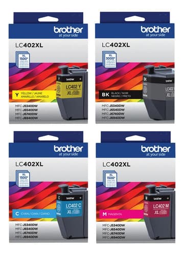 Combo Cartuchos Brother Lc402xl Mfc-j5340dw J6540dw 6940dw
