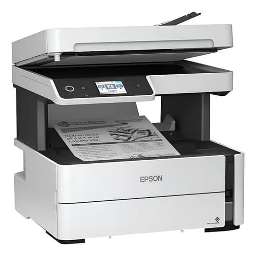 Impresora Epson M3170 3170 Doble Faz Scanner Wifi Ethernet Blanco/negro