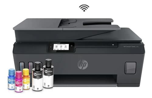 Impresora Multifuncional Hp Smart Tank 530 Sistema Continuo A Color Wi-fi Y Adf Negro