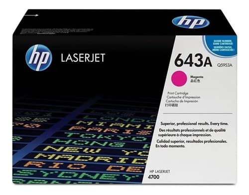 Tóner Hp 643a Caja Blanca Color Magenta