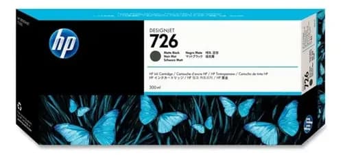 Cartucho De Tinta Hp 726 Negro Para Designjet