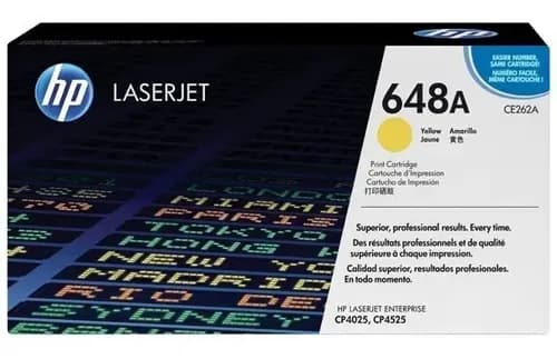 Toner Hp Ce262a Ce262 262a 648a 648 Cp4025 Cp4525 262 Amarillo