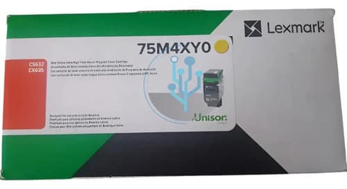 Toner Lexmark 75m4xk0 75m4xc0 75m4xm0 75m4y0 Cs632 Cx635 X4 Negro/cian/magenta/amarillo